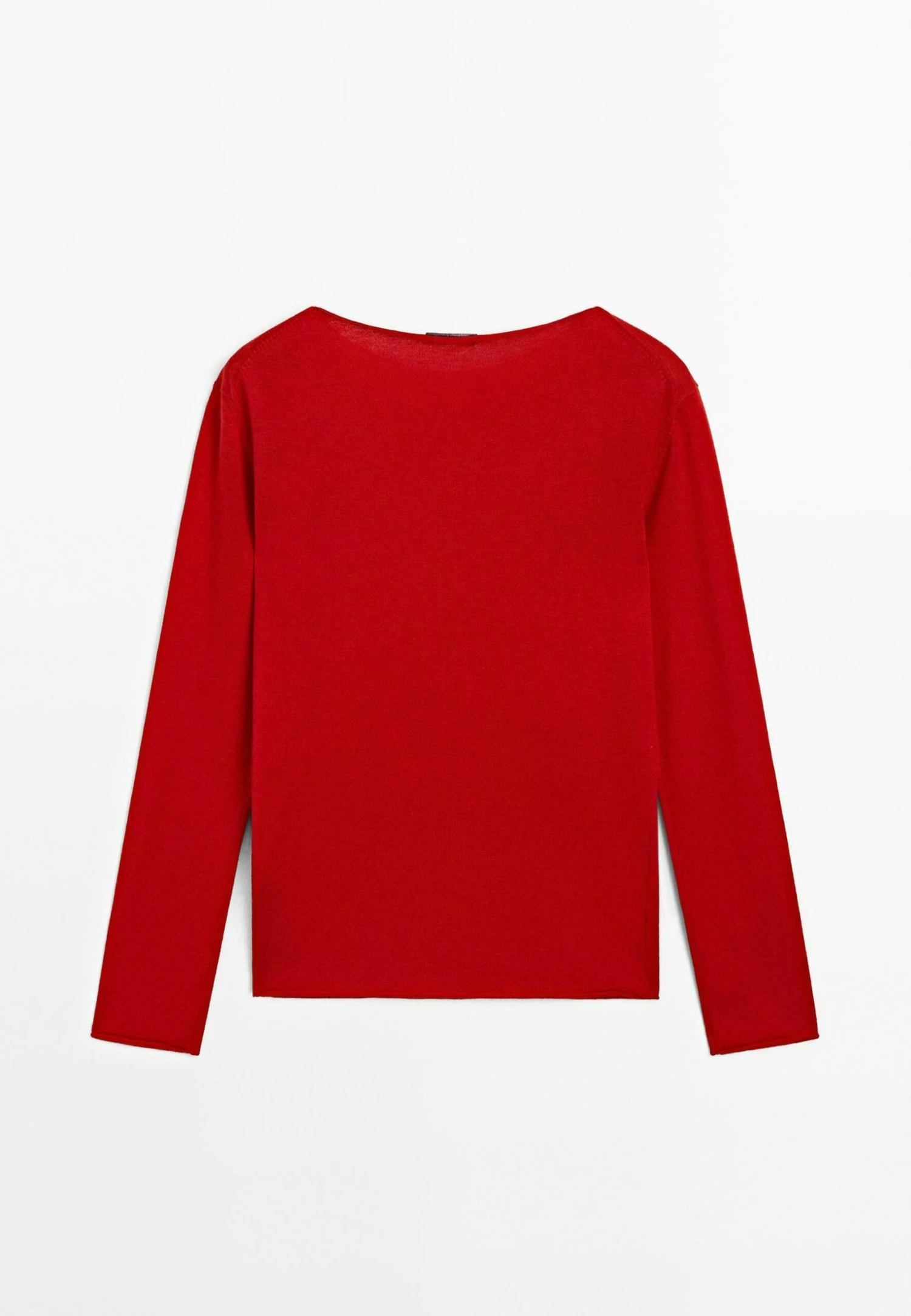 Massimo Dutti BOAT NECK LONG SLEEVE - Jumper - Red 11 Massimo Dutti BOAT NECK LONG SLEEVE - Jumper - Red - Image 9