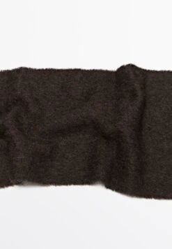 Massimo Dutti FRINGED - Scarf - Dark Brown -Massimo Dutti Shop dc1a8fc198b84411a7c2a6bcd5ad97cf