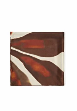 Massimo Dutti Abstract Printed - Scarf - Bordeaux