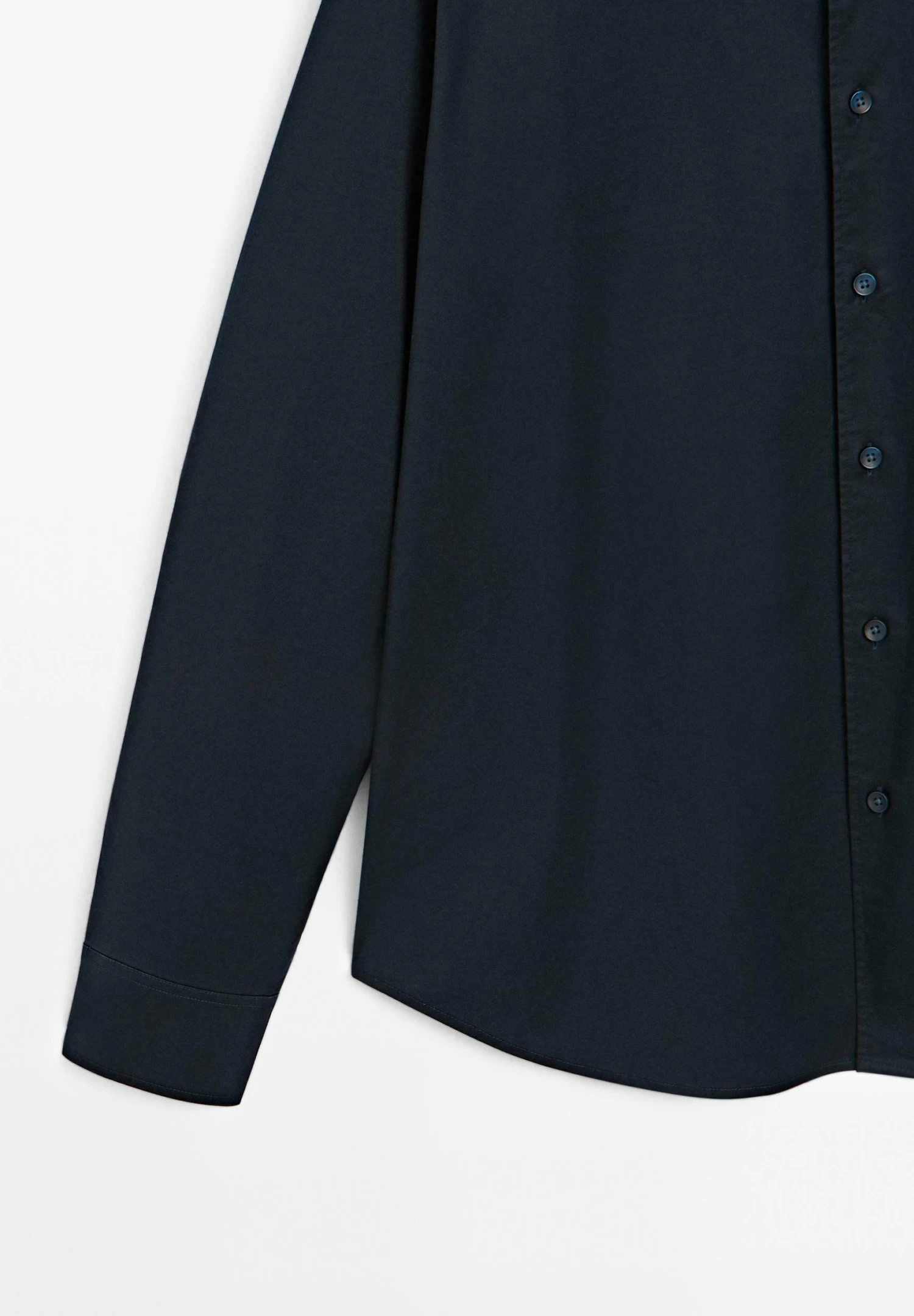 Massimo Dutti STRETCH COMFORT LONG SLEEVE - Shirt - Dark Blue 10 Massimo Dutti STRETCH COMFORT LONG SLEEVE - Shirt - Dark Blue - Image 8