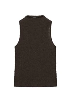 Massimo Dutti CHOCOLATE LINEAR WAFFLE-KNIT FUNNEL NECK - Top - Dark Brown 13 Massimo Dutti CHOCOLATE LINEAR WAFFLE-KNIT FUNNEL NECK - Top - Dark Brown -Massimo Dutti Shop dc5c00dc5f644c2da049abe9df978dba