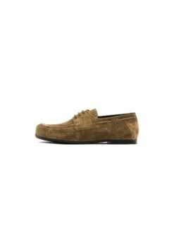 Massimo Dutti Boat Shoes - Camel