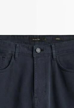Massimo Dutti Tapered Fit Textured - Trousers - Dark Blue -Massimo Dutti Shop dcbaf9567d8e43d8a341eedb74d52b95