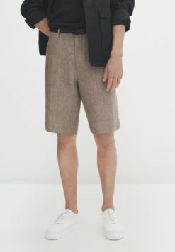 Massimo Dutti Bermuda- Shorts - Beige