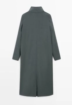 Massimo Dutti V-NECKLINE MIDI - Day Dress - Grey -Massimo Dutti Shop dd0b186128e647b88b8932a2fe904a9c