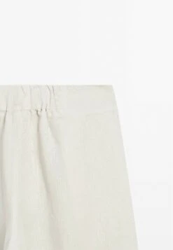 Massimo Dutti MID-WAIST WITH DOUBLE DARTS - Trousers - BEIGE -Massimo Dutti Shop dd5f85b46b174916b149fb756258668a