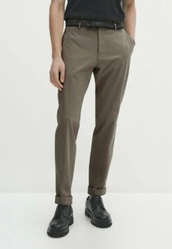 Massimo Dutti Smart In A Bi-Stretch - Chinos - Beige