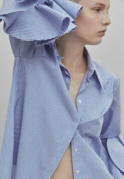 Massimo Dutti Studio Striped Poplin With Cuff Detail - Button-Down Blouse 14 Massimo Dutti Studio Striped Poplin With Cuff Detail - Button-Down Blouse -Massimo Dutti Shop de19d700e87446239db0fc7e8e8fcb19
