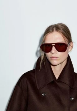 Massimo Dutti SHORT - Summer Jacket - Bordeaux -Massimo Dutti Shop de1ddeef681649e3b61b26d9508f2c0b