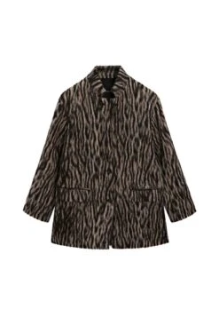 Massimo Dutti ANIMAL PRINT - Classic Coat - Mottled Brown -Massimo Dutti Shop de2aa50a3c974b3cae71b115d7ea4f7a