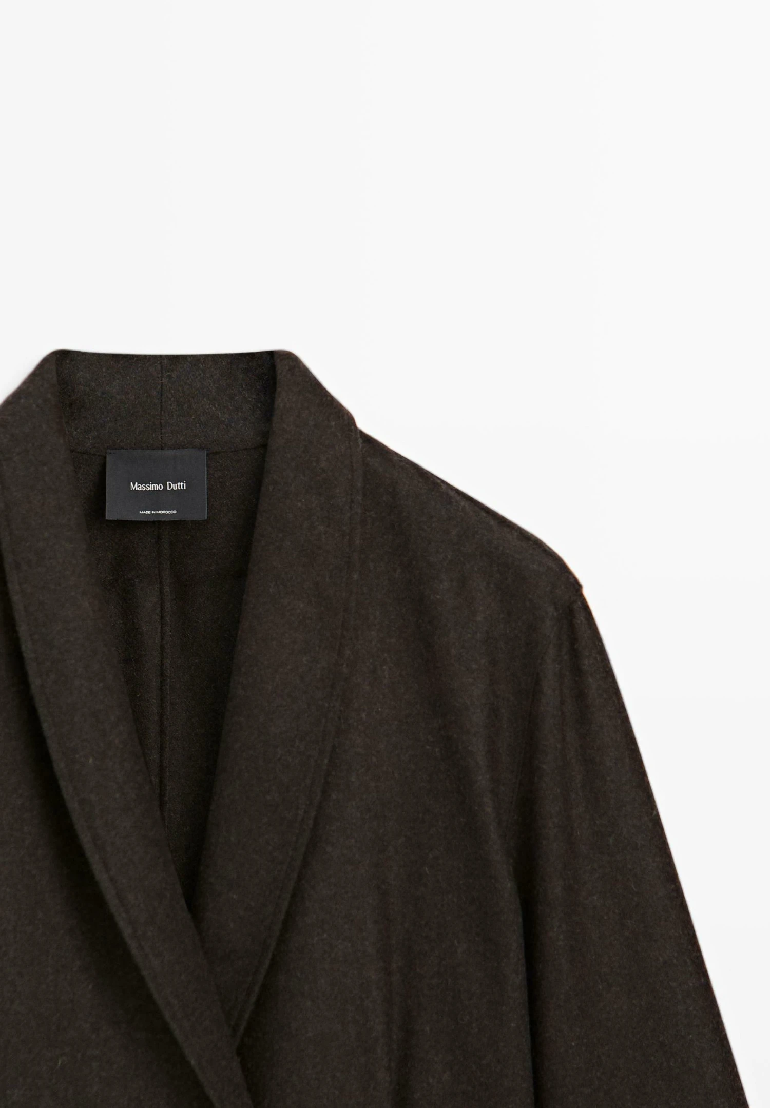 Massimo Dutti DOUBLE-BREASTED - Blazer - Mottled Dark Brown 12 Massimo Dutti DOUBLE-BREASTED - Blazer - Mottled Dark Brown - Image 10