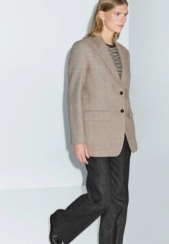 Massimo Dutti FLECKED - Classic Coat - Sand -Massimo Dutti Shop de74986b39f84f28b548b49f959a5055