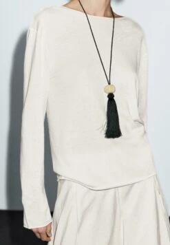 Massimo Dutti BOAT NECK LONG SLEEVE - Jumper - Beige -Massimo Dutti Shop de791b59c9154ef5af5b156fe7db26ca