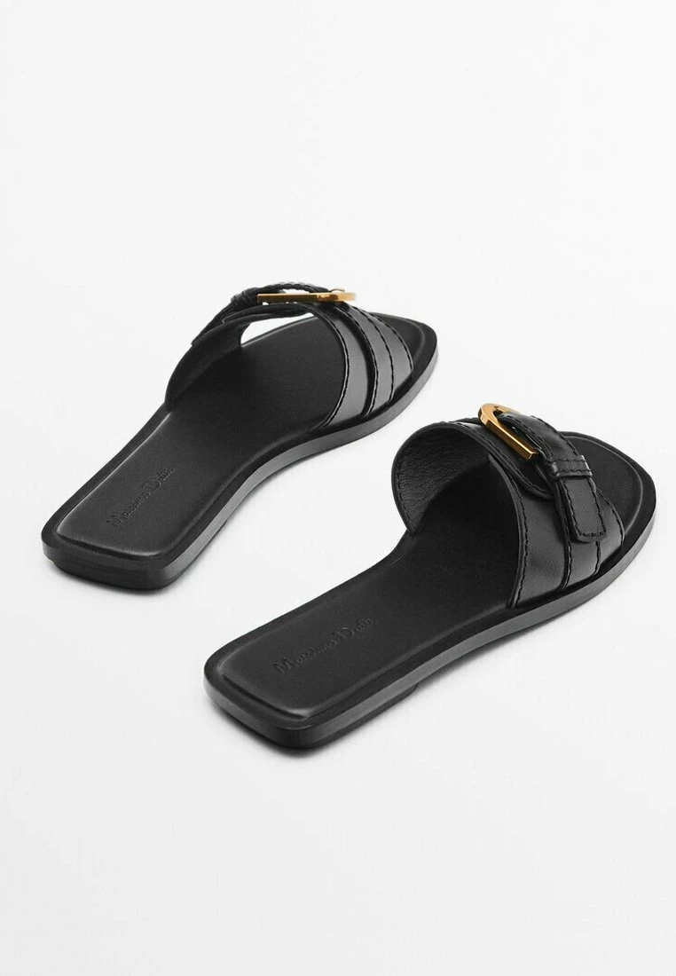 Massimo Dutti Flat - Mules - Black 6 Massimo Dutti Flat - Mules - Black - Image 4