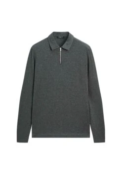 Massimo Dutti LONG SLEEVE POLO SHIRT WITH ZIP-UP COLLAR - Jumper - Grey 15 Massimo Dutti LONG SLEEVE POLO SHIRT WITH ZIP-UP COLLAR - Jumper - Grey -Massimo Dutti Shop de931516b8ed4ee8b8a2ed47edeef5c5