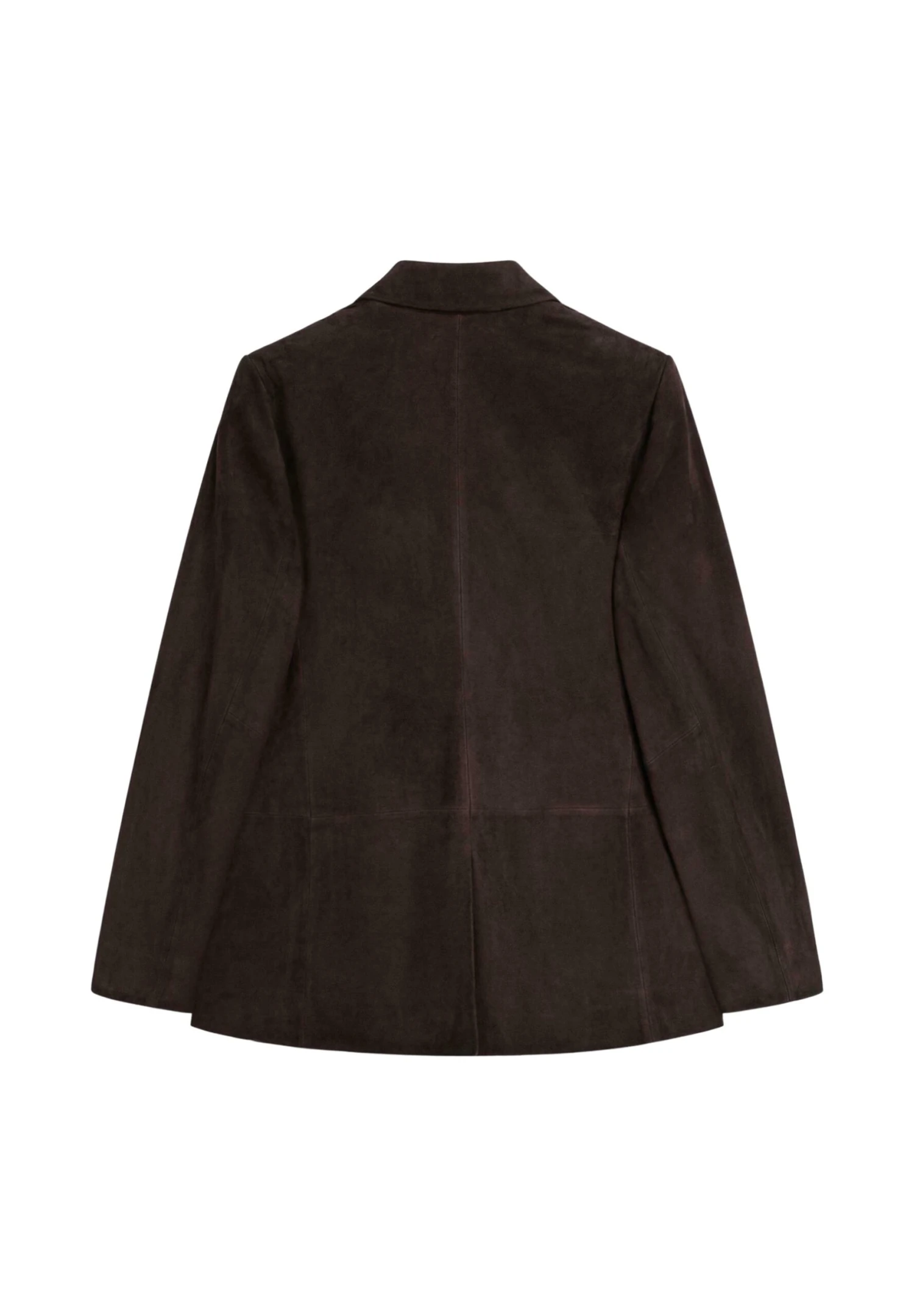 Massimo Dutti SUEDE FINISH WITH POCKETS - Leather Jacket - Dark Brown 7 Massimo Dutti SUEDE FINISH WITH POCKETS - Leather Jacket - Dark Brown - Image 5