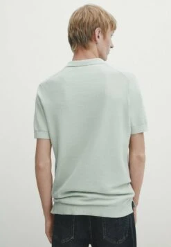 Massimo Dutti Smocked - Polo Shirt - Light Green -Massimo Dutti Shop dea9ff49d1154fe5a26a5c4e37af96b0