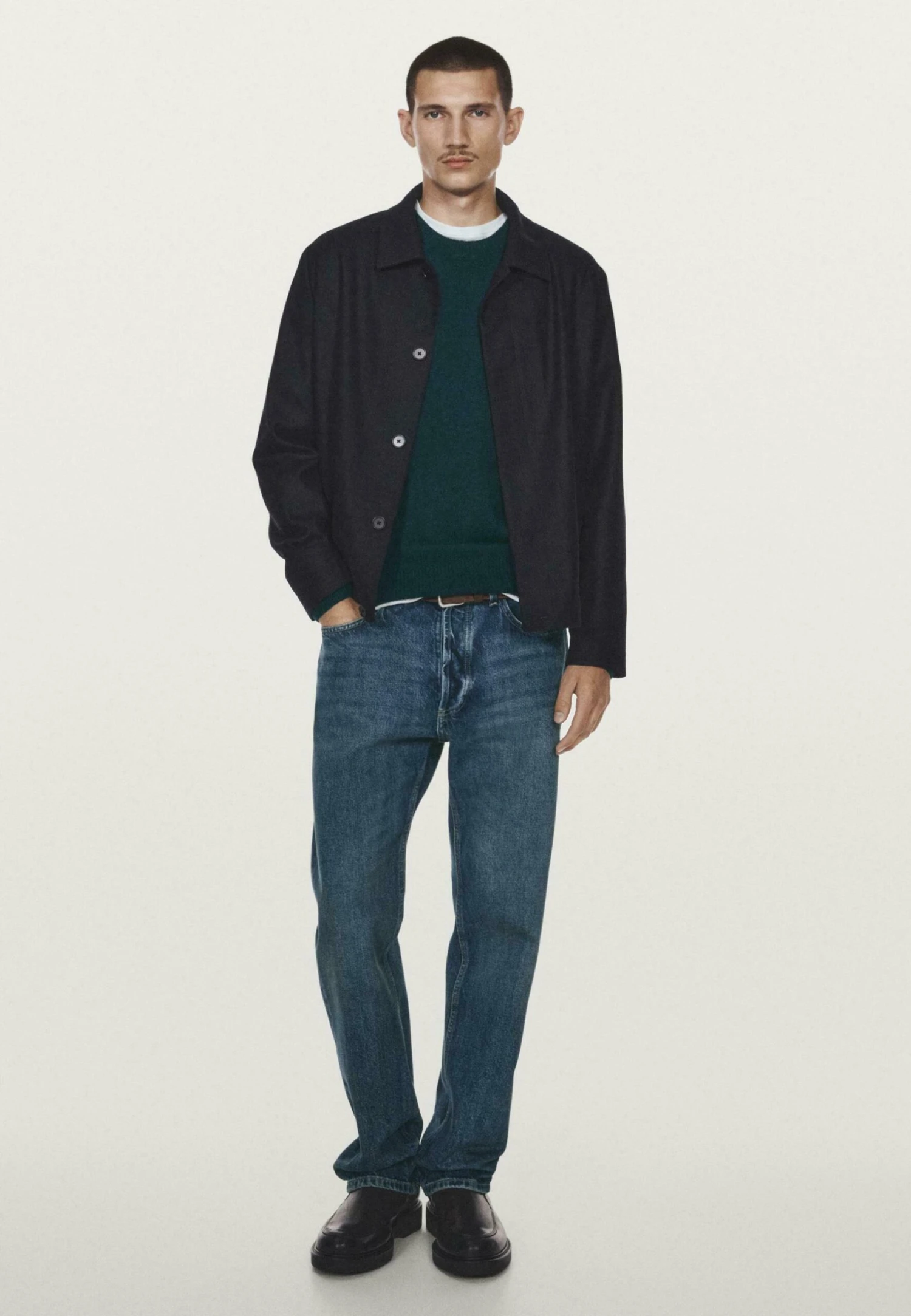 Massimo Dutti Summer Jacket - Dark Blue 4 Massimo Dutti Summer Jacket - Dark Blue - Image 2