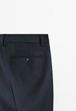 Massimo Dutti Plain Blend - Trousers - Dark Blue -Massimo Dutti Shop dec2915f4831443490686e6aca74fcf1