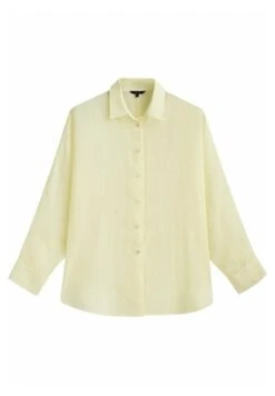 Massimo Dutti Batwing Sleeve- Button-Down Blouse - Yellow -Massimo Dutti Shop dececbb3e0bf44ac881f34acc36bda80