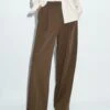 Massimo Dutti DARTED WIDE-LEG - Trousers - Dark Brown 1 Massimo Dutti DARTED WIDE-LEG - Trousers - Dark Brown -Massimo Dutti Shop df01b8e92ea84d8885c8a9fae14f1716