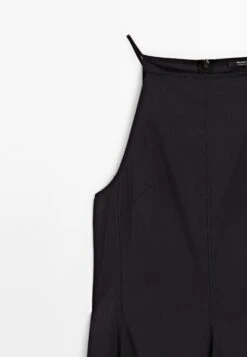 Massimo Dutti LONG HALTER NECK WITH FLOUNCE - Cocktail Dress / Party Dress - Black -Massimo Dutti Shop df2e173194f94be7ab049073f3ab770b