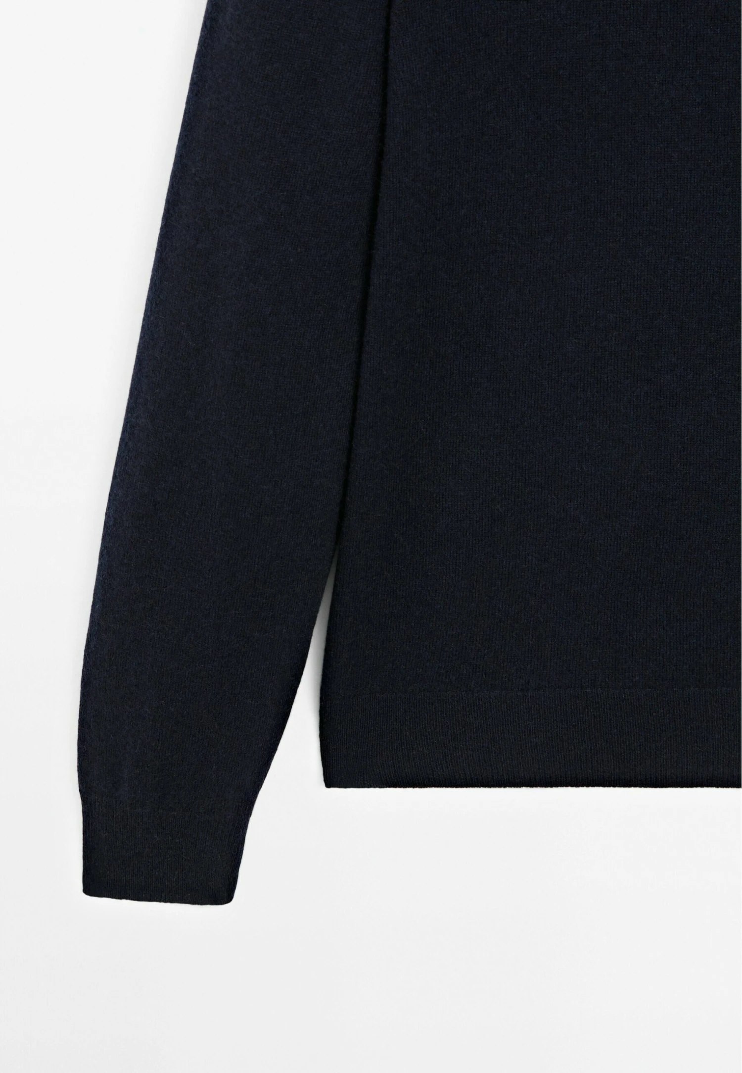 Massimo Dutti CASHMERE LONG SLEEVE POLO COLLAR - Long Sleeved Top - Dark Blue 12 Massimo Dutti CASHMERE LONG SLEEVE POLO COLLAR - Long Sleeved Top - Dark Blue - Image 10