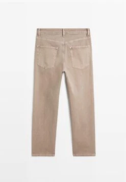 Massimo Dutti Jeans Tapered Fit - Dark Brown -Massimo Dutti Shop df5a5eb3240c4917977205f6bfa57c31