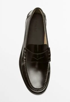 Massimo Dutti WITH PENNY STRAP - Slip-ons - Dark Brown -Massimo Dutti Shop df7746d2aa014f5bb9d2a74b98e847aa