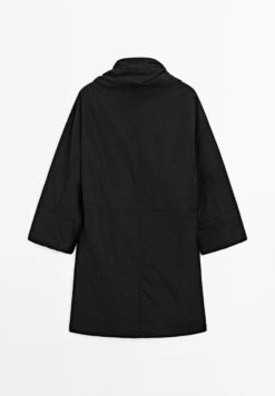 Massimo Dutti LONG WATER-REPELLENT PADDED WITH SCARF - Classic Coat - Black -Massimo Dutti Shop df857a98b0e848a99f5e92ea19ed23ef