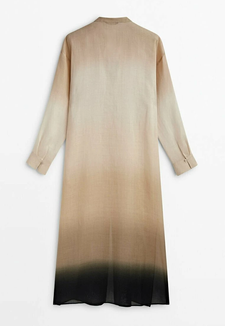 Massimo Dutti Ombré Ramie - Shirt Dress 9 Massimo Dutti Ombré Ramie - Shirt Dress - Image 7