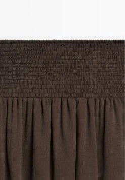 Massimo Dutti LONG RUFFLED - A-line Skirt - Mottled Dark Brown 17 Massimo Dutti LONG RUFFLED - A-line Skirt - Mottled Dark Brown -Massimo Dutti Shop dfa6d3828eb744c59896efc466ec5fdf