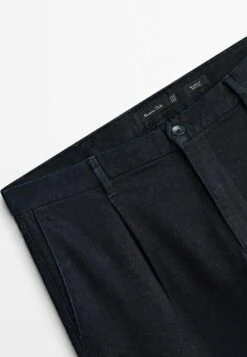 Massimo Dutti Voluminous Darted - Jeans Tapered Fit - Dark Blue -Massimo Dutti Shop dfc5c5254aa4436eb19a19b6216099e5