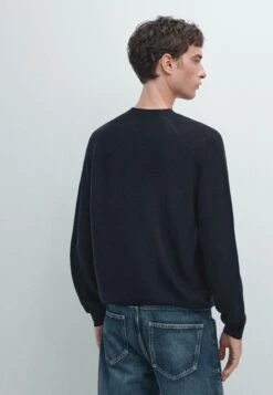 Massimo Dutti RAGLAN SLEEVE SWEATER - Jumper - Dark Blue -Massimo Dutti Shop dfe3191ae79845c5a93d4177b69f25d1