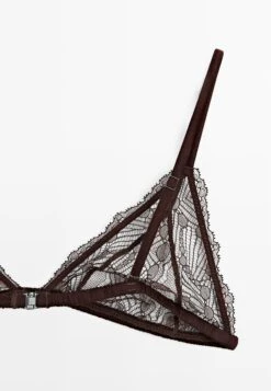 Massimo Dutti Triangle Bra - Dark Brown -Massimo Dutti Shop e01afaf8eba343b3983f15ac540b7726