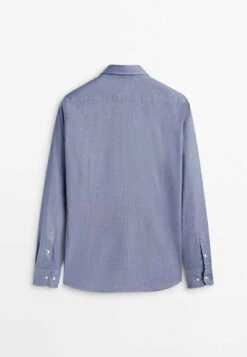 Massimo Dutti Textured Bird S-Eye - Shirt - Blue/Black Denim 17 Massimo Dutti Textured Bird S-Eye - Shirt - Blue/Black Denim -Massimo Dutti Shop e022192509944ed1878d92b381a46d9f