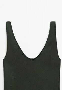 Massimo Dutti STRAPPY MIDI WITH BACK NECKLINE - Day Dress - Dark Green -Massimo Dutti Shop e05896e27e0b4a2d8537b51ef104d03e