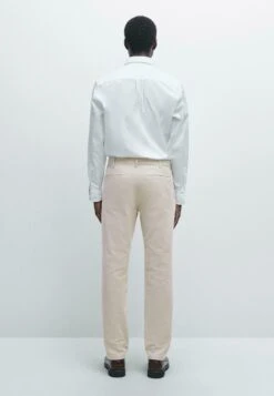 Massimo Dutti SLIM FIT - Trousers - Sand -Massimo Dutti Shop e0bf71b672b74b13bab09347e6e806c5