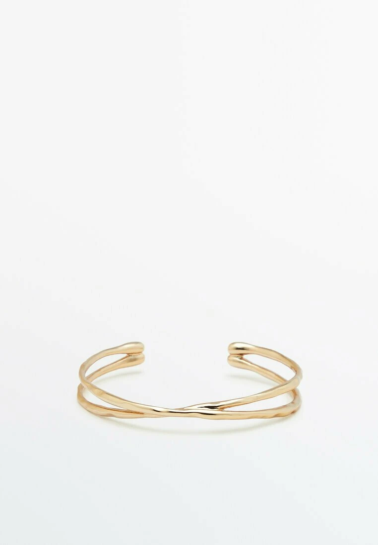 Massimo Dutti Plated Minimalist Crossover- Bracelet - Gold Coloured 4 Massimo Dutti Plated Minimalist Crossover- Bracelet - Gold Coloured - Image 2
