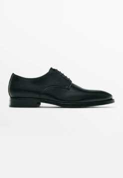 Massimo Dutti Derby - Smart Lace-Ups - Black -Massimo Dutti Shop e10c4e78a4d14891aaf1efdf731e8c9f