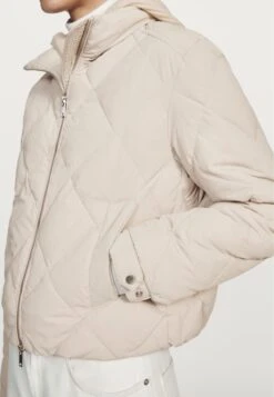Massimo Dutti SHORT WATER-REPELLENT PUFFER - Down Jacket - Beige -Massimo Dutti Shop e1103897f7824c76a92a0b5cea156d15