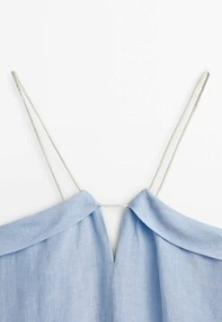 Massimo Dutti Long With Neckline And Cord Straps- Day Dress - Light Blue 12 Massimo Dutti Long With Neckline And Cord Straps- Day Dress - Light Blue -Massimo Dutti Shop e123299102b04028b2aafb525ffcf230
