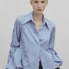 Massimo Dutti Studio Striped Poplin With Cuff Detail - Button-Down Blouse 1 Massimo Dutti Studio Striped Poplin With Cuff Detail - Button-Down Blouse -Massimo Dutti Shop e18254d8eb524d0e8a030da5d99df92e