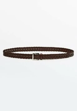 Massimo Dutti Braided Belt - Brown -Massimo Dutti Shop e1874d8f930e4d84a1e9247c3da54992