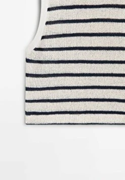 Massimo Dutti Textured Striped Crop - Top - Beige -Massimo Dutti Shop e18cdb49bc484f57a0d7613ed2c8ae9c