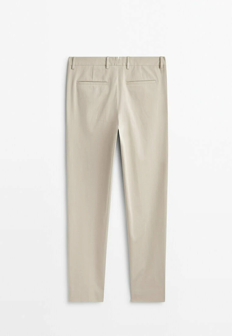Massimo Dutti Studio-Darted Wide Fit- Chinos - Sand 9 Massimo Dutti Studio-Darted Wide Fit- Chinos - Sand - Image 7