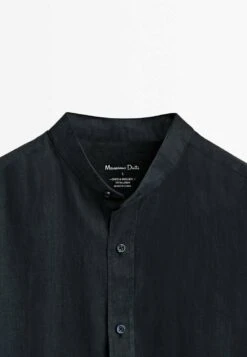 Massimo Dutti With Stand-Up Collar - Shirt - Blue 11 Massimo Dutti With Stand-Up Collar - Shirt - Blue -Massimo Dutti Shop e2257808ff824a8690e34733639924f5