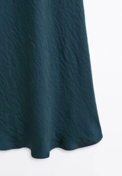 Massimo Dutti STRAPPY ROUND NECK - Day Dress - Mottled Dark Green -Massimo Dutti Shop e24bcfb83c404afba172416cb979ba00