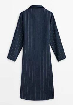 Massimo Dutti Pinstripe With Tie Detail - Shirt Dress -Massimo Dutti Shop e24cd336ee0c483ea52e33ceb8124ab1