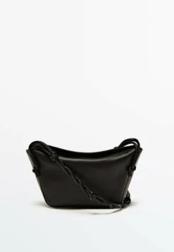 Massimo Dutti With Strap - Across Body Bag - Black -Massimo Dutti Shop e26dc0bce8bf45d986612b43cf598f62